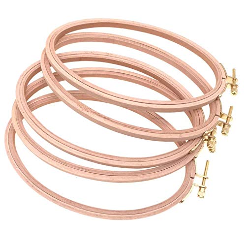 Amazon.com: BWRMHME 8 X 5 Inch Beechwood Oval Embroidery